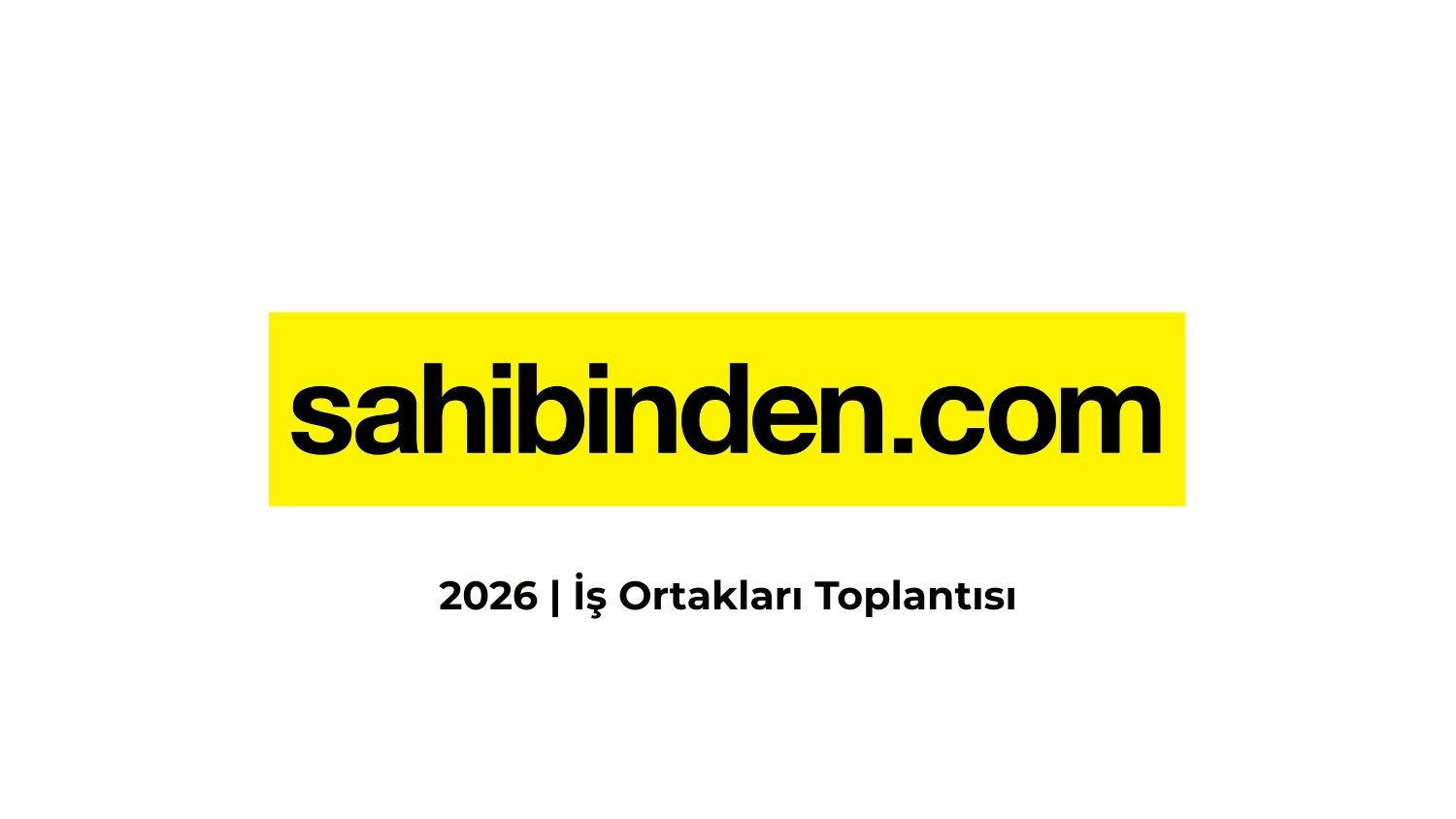 Sahibinden – Sahi AI & İş Ortakları Toplantısı Prodüksiyonu